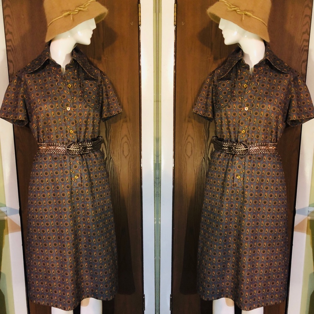 Vintage Dress 1970s by Shirtnits